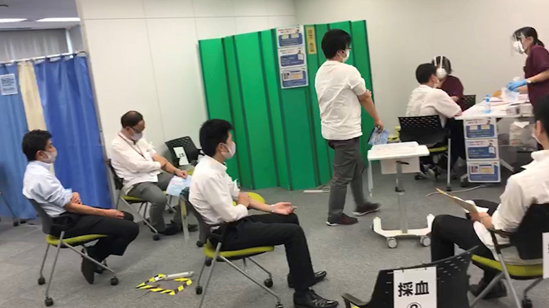 集団での定期健康診断